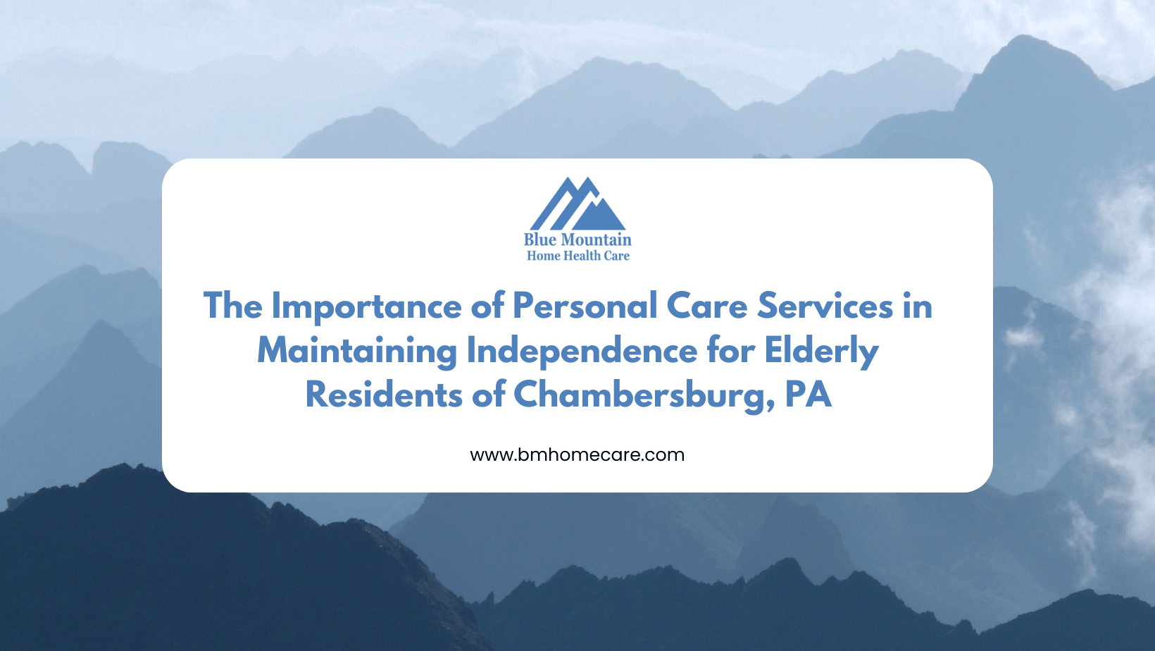 Professional home care services for seniors